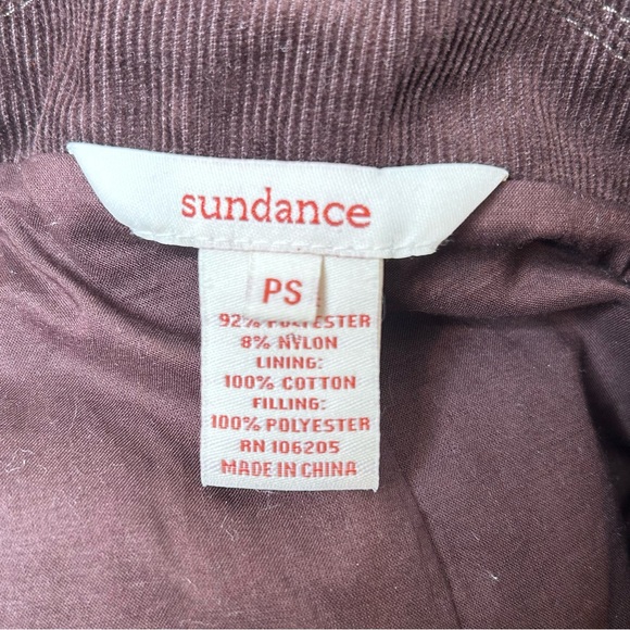 SUNDANCE Catalog Quilted Utility Corduroy Collar Barn Jacket - Picture 4 of 5